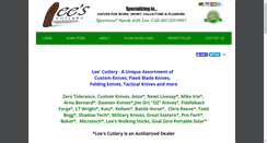 Desktop Screenshot of leescutlery.com